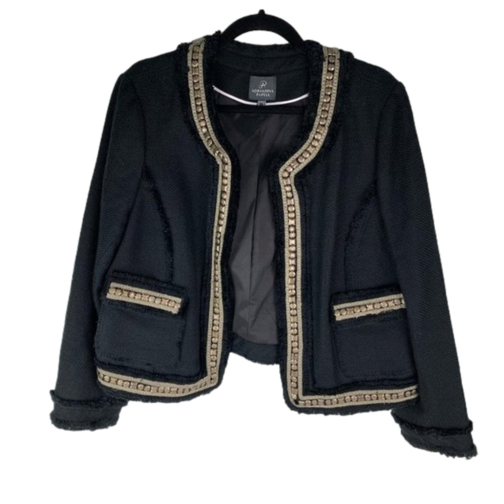 Adrianna Pappell  Tweed Blazer Jacket size 14